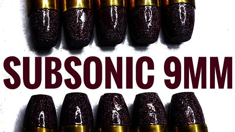 Reloading More Subsonic 9mm - MP 359125 FN 143gr + Hodgdon 700x + CCI #500 Small Pistol Primers