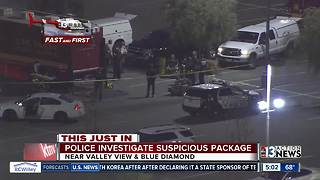 Police investigating suspicious package