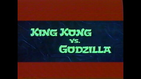 MUST SEE...King Kong vs Godzilla (T-RO'S TOMB Movie Mausoleum)