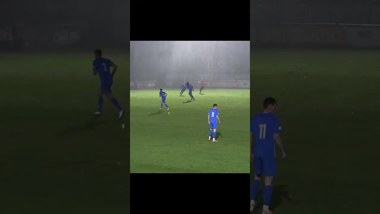 Non League Football Match Is Hit By a Horrendous Downpour! | Football Video #shorts