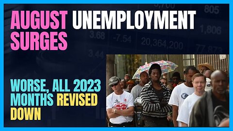 PLUNGED: UNEMPLOYMENT RATE DROPPING HARD; ALL 2023 JOB #'S REVISED