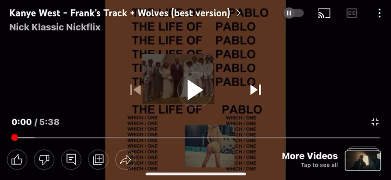 Kanye sza frank wolves