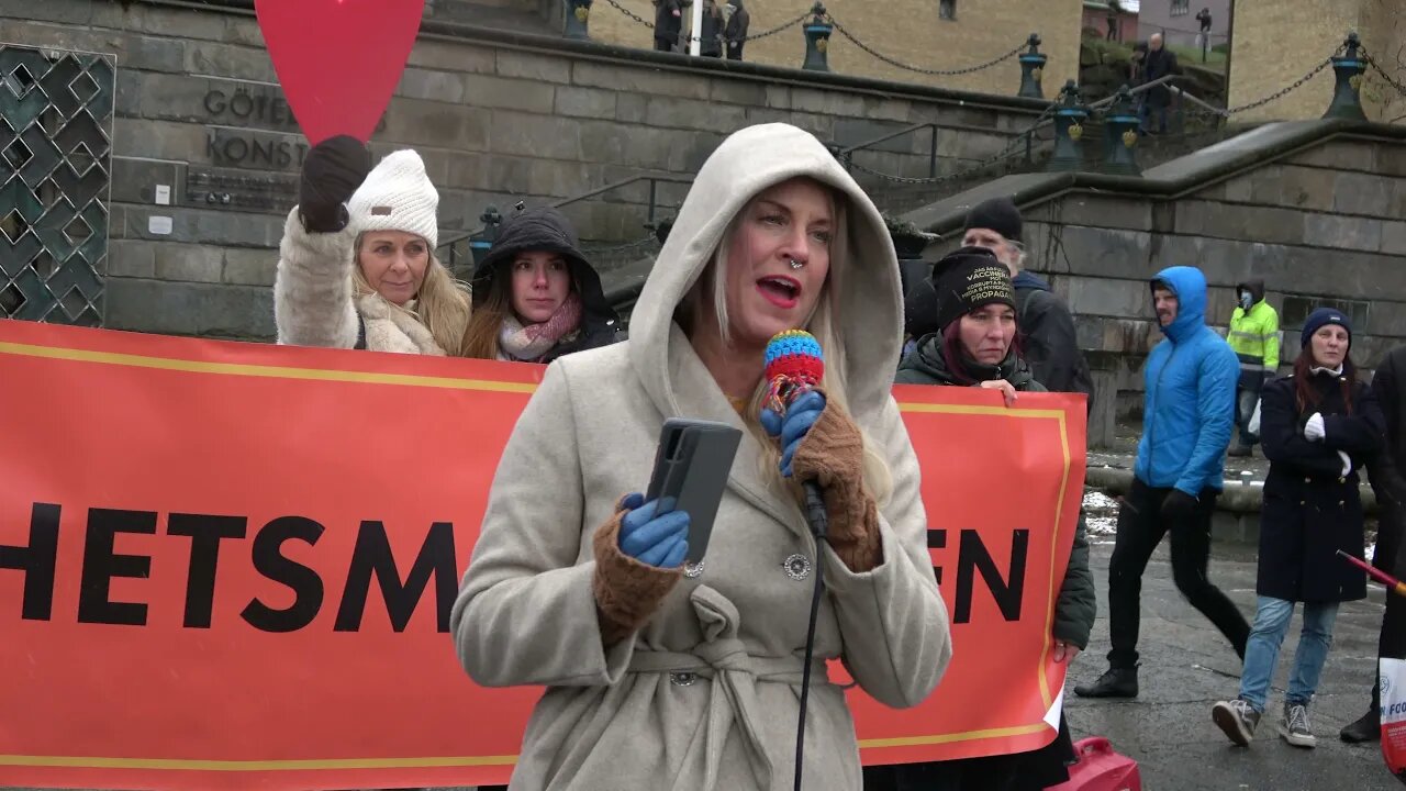 Sandra Wigrens tal på Frihetsmarschen i Göteborg