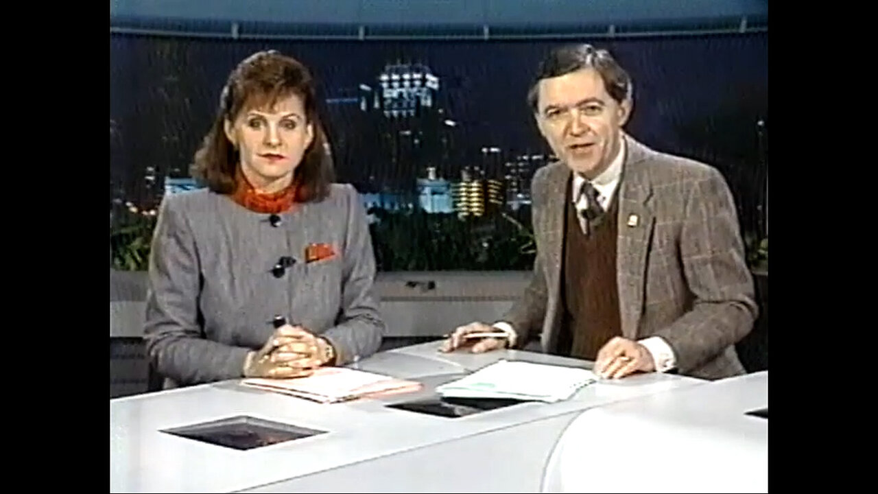 February 5, 1990 - Mike Ahern WISH Voiceover News Promo, 'Pat Sajak Show' & Headlines