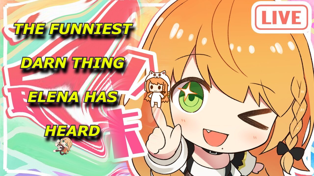 vtuber Elena Yunagi laughing over something Lily said in a clip