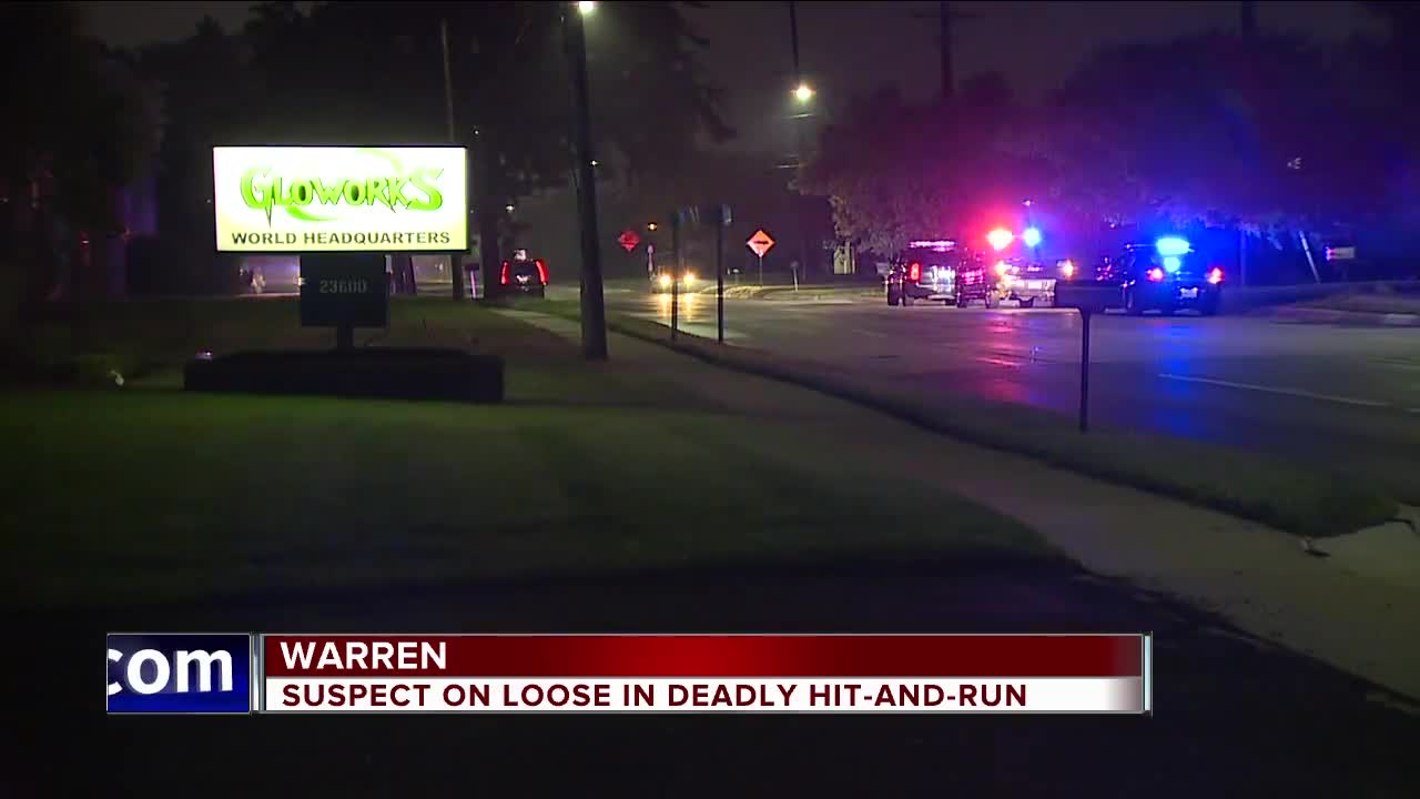 Police looking for suspect in deadly Warren hit-and-run