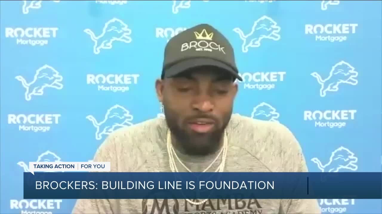 Michael Brockers likes the big-man foundation Lions are building