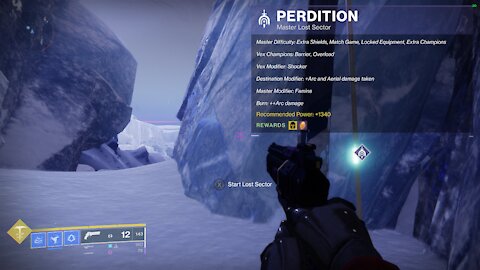 Destiny 2- Master Lost Sector on Europa - Perdition 6-7-21