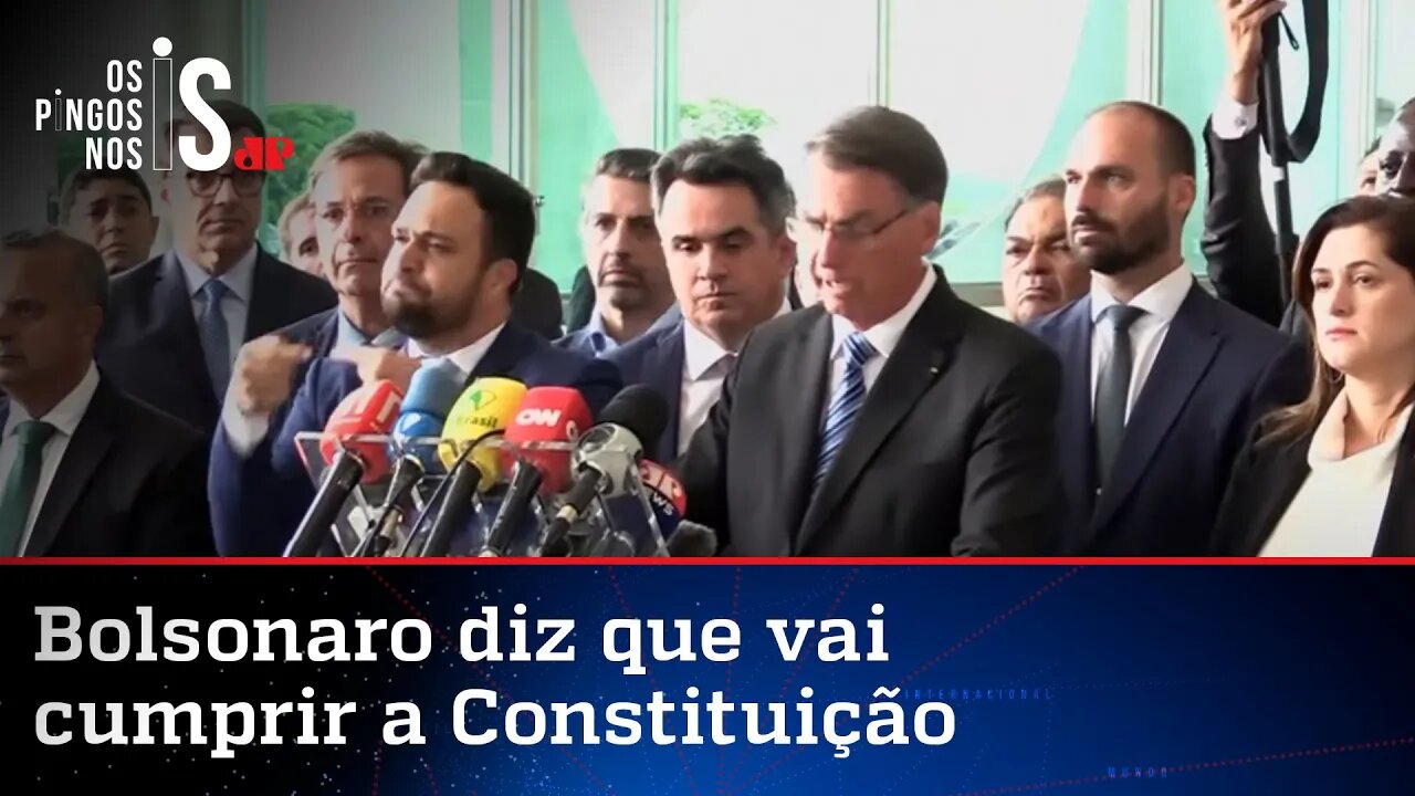 Bolsonaro quebra o silêncio e fala sobre a eleição pela primeira vez