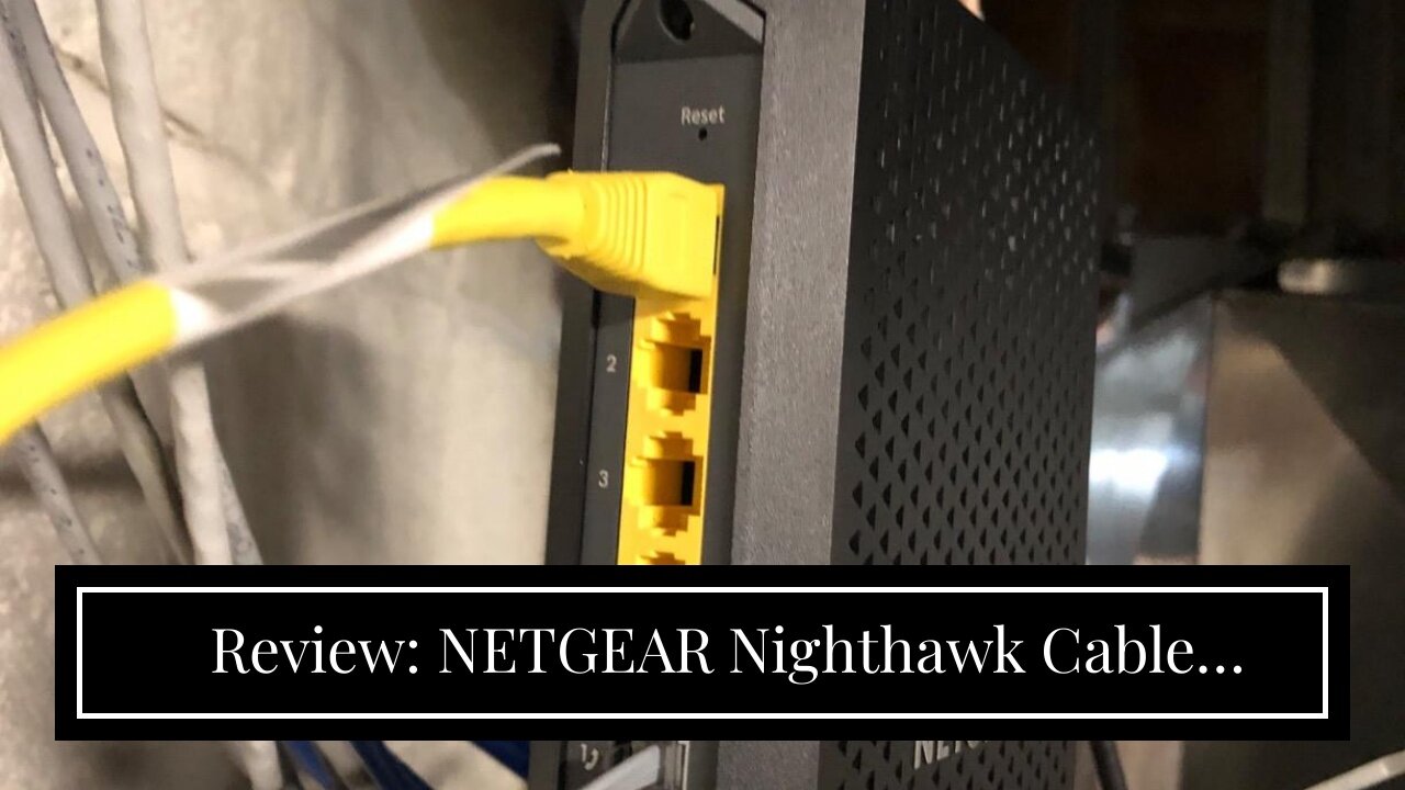 Review: NETGEAR Nighthawk Cable Modem with Voice (CM1150) - Certified for Xfinity by Comcast I...