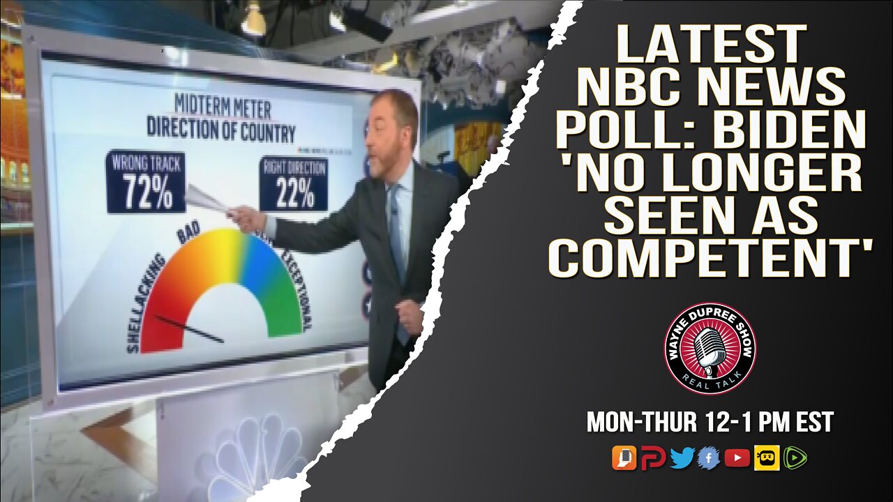 Latest NBC News Poll: Biden 'No Longer Seen as Competent'