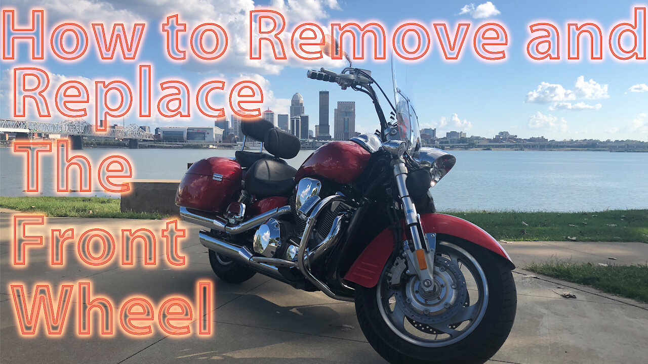 How to Remove and Replace the Front Wheel on Honda VTX