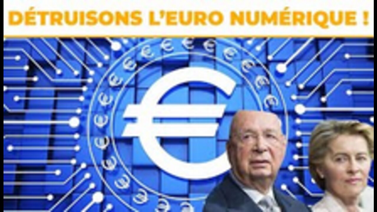 Euro numérique et disparition de l’argent liquide fou !