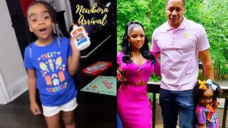 Toya Johnson's Daughter Reign Wants To Glue The Top On Daddy's Water Bottle! 😱