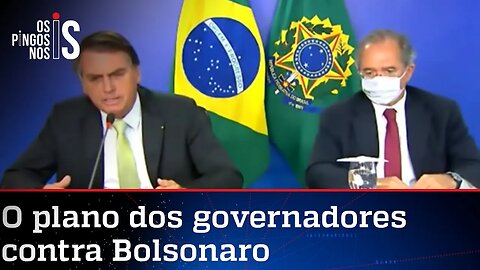 Bolsonaro afirma que governadores querem poder