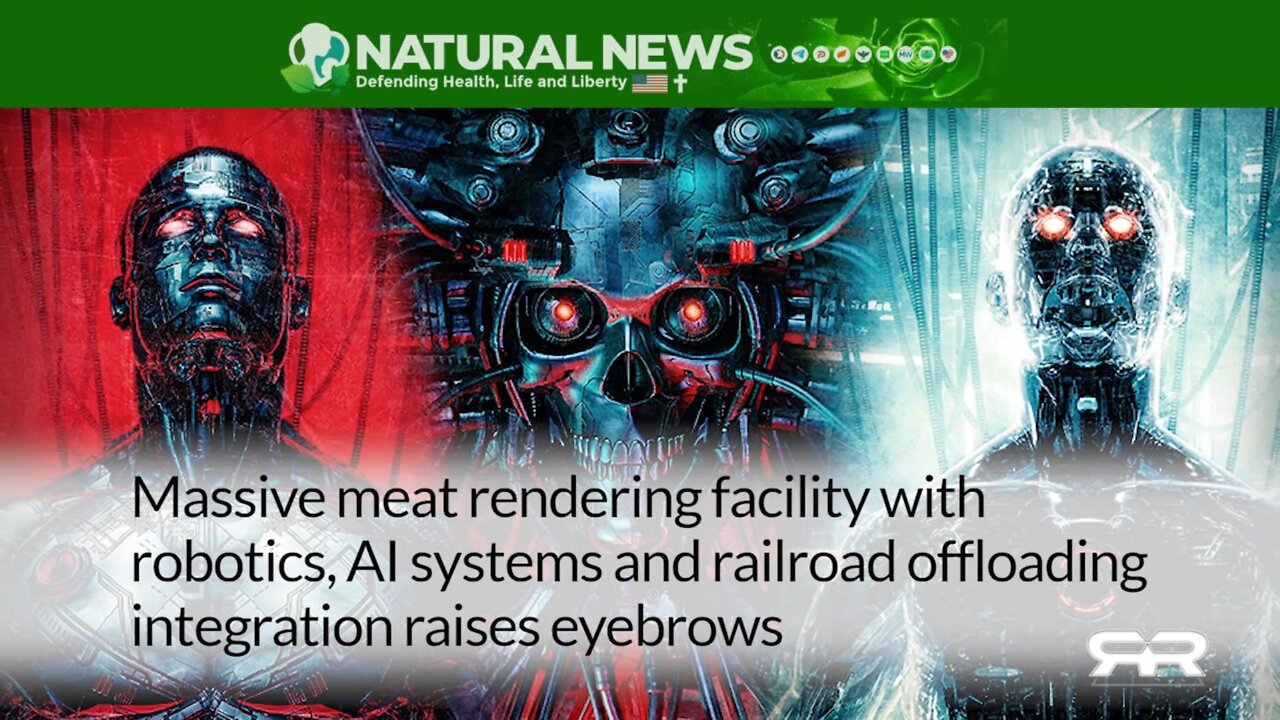 A.I. Run Factory To Process 5000 Tons of Meat Per Day - Delivered Via Trains