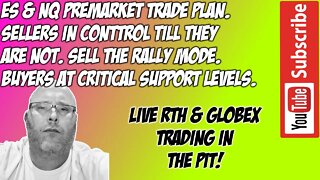 ES NQ Premarket Trade Plan - The Pit Futures Trading