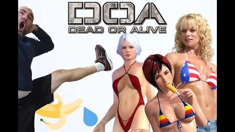 Dead or Alive 1 to 4 On The Xbox Series S, Drinking and Slapping Man Meats On Big Mommy Milkers