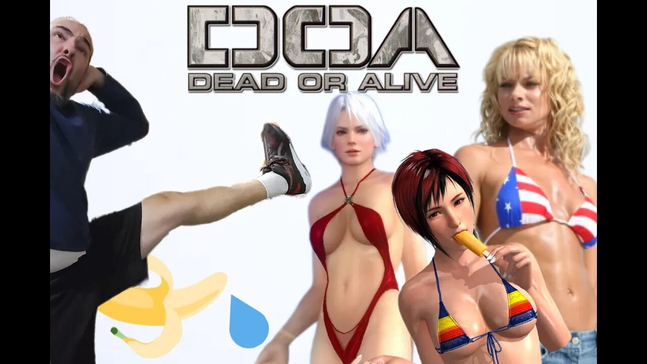 Dead or Alive 1 to 4 On The Xbox Series S, Drinking and Slapping Man Meats On Big Mommy Milkers