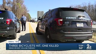 Three bicyclists hit, one killed in crash on East College Parkway