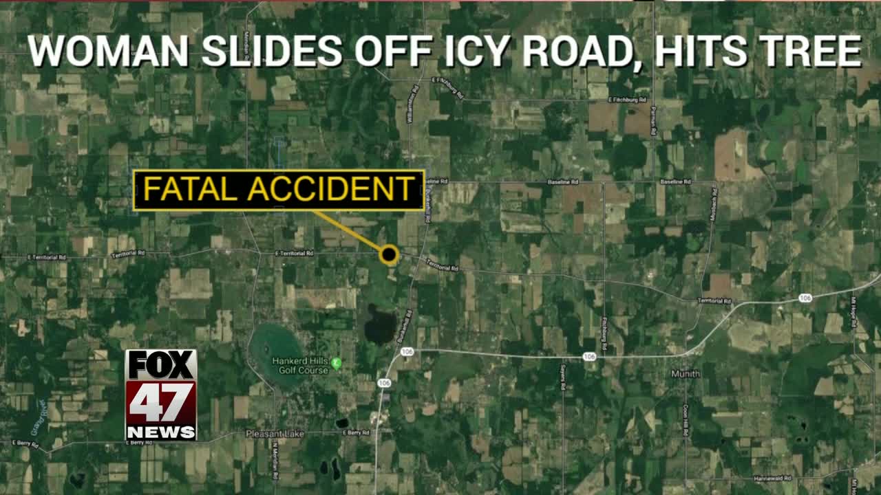 Slippery roads likely factor in 2 Michigan crash deaths