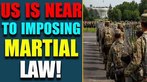 U.S IS NEAR TO IMPOSING MARTIAL LAW! NATIONAL EMERGENCY WARNING MILITARY IS ON ACTION