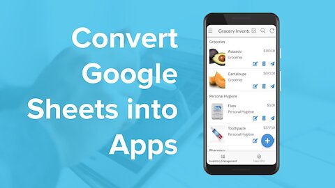 How to convert Your Google Sheets into Apps