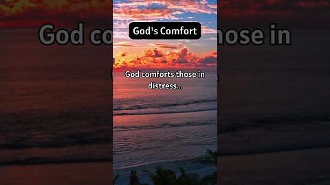 God Comforts Your Distress... #shorts