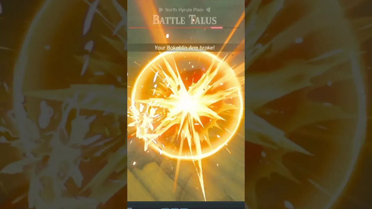 Battle Talus Made Easy Tears of the Kingdom #zelda #zeldabotw #zeldatotk #totk #zelda