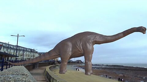 Anyone else see the Dinosaurs in Porthcawl today?