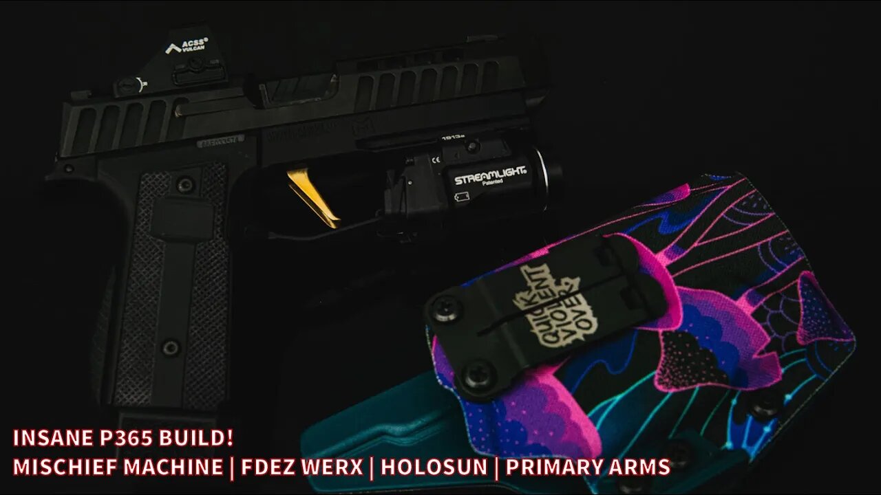 Insane P365 Build | FDEZ Werx | Mischief Machine | Holosun | Primary Arms