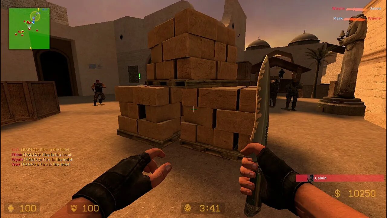 Counter Strike Source Pyramid Bots #36 Only Knives