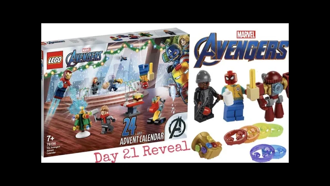 Day 21 Lego MARVEL AVENGERS Advent Calendar 2021 (#76196) - Day 21 Reveal - By Rodimusbill