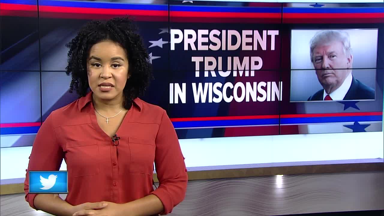 President Trump is in Milwaukee today.