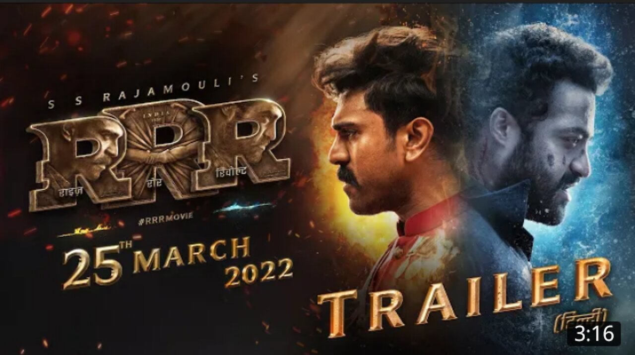 RRR Official Trailer(Hindi)|