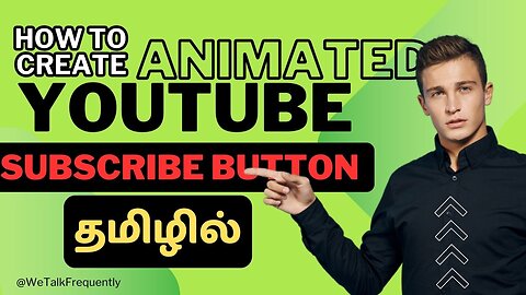 Animated YouTube Subscribe Button in PPT Explained in Tamil #youtube #rumble #animated #subscribe