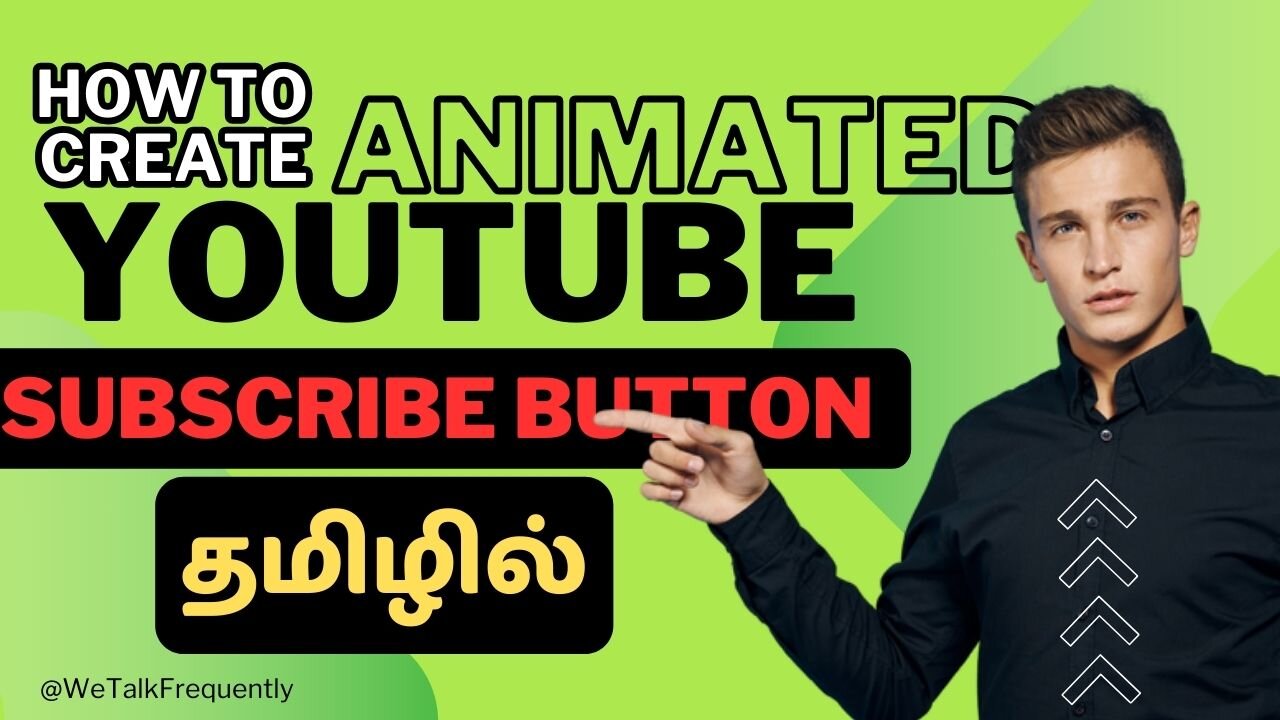 Animated YouTube Subscribe Button in PPT Explained in Tamil #youtube #rumble #animated #subscribe