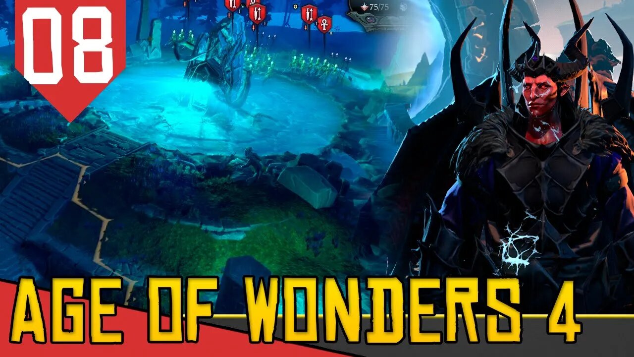 A Lagoa Azul - Age of Wonders 4 Valley of Wonders #08 [Gameplay PT-BR]
