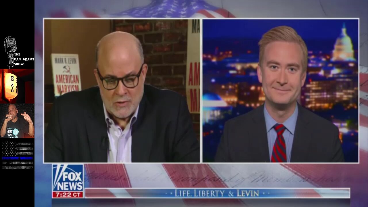 Peter Doocy Dishes to Mark Levin on His Throw Downs With Biden and Psaki