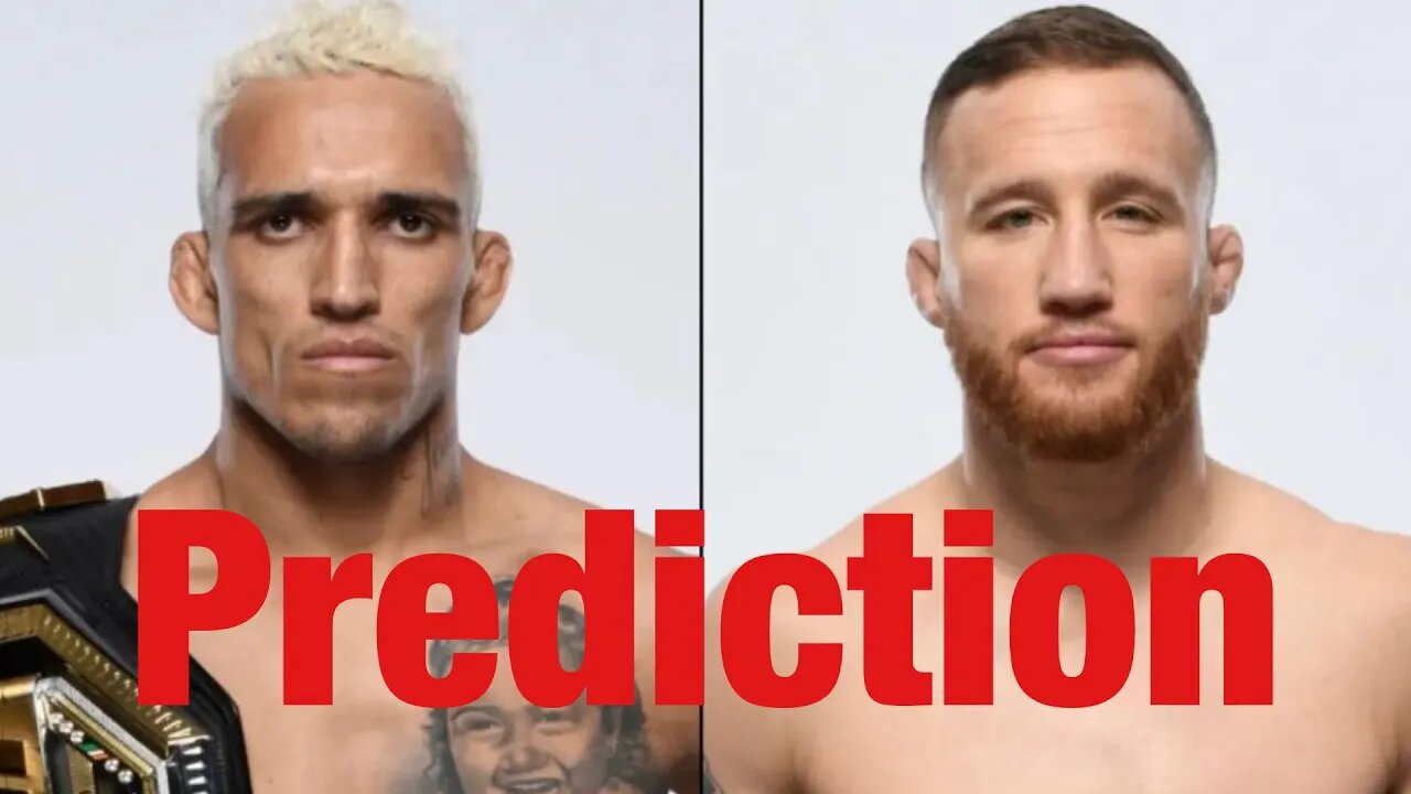 Charles Oliveira Vs Justin Gaethje Prediction