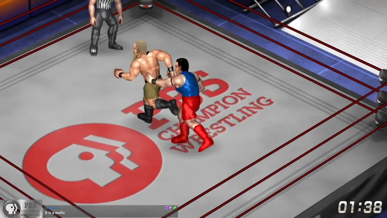 PBS Champion Wrestling 2022 - Tom Welling Vs. Techno Viking