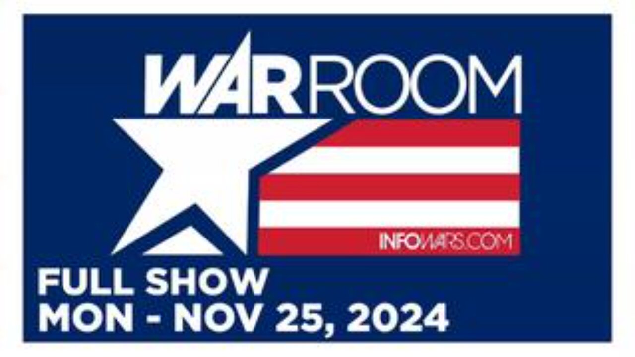 WAR ROOM [FULL] Monday 11/25/24 • Trump’s Cabinet Picks and Escalation of War with General Flynn