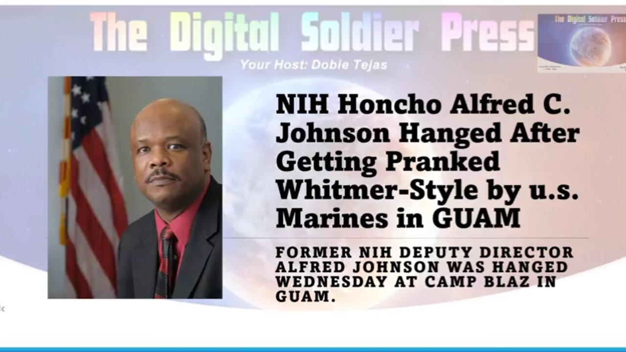 NIH Honcho Alfred C Johnson gets HANGED at GUAM