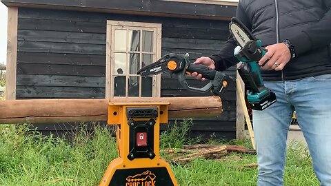 #Makita and #Stihl vs. the #BATAVIA Nexxsaw! Who will win? 🤔