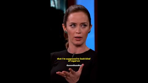 Emily Blunt Shares Her Hilarious Experience Riding on a Wolf Bear 😂 #EmilyBlunt