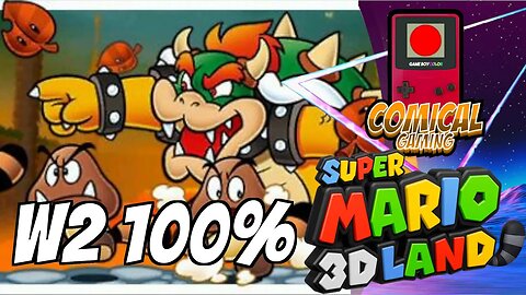 [COMICAL GAMES] Scrubby Plays: Super Mario 3D Land Episode 2 - World 2 100%!