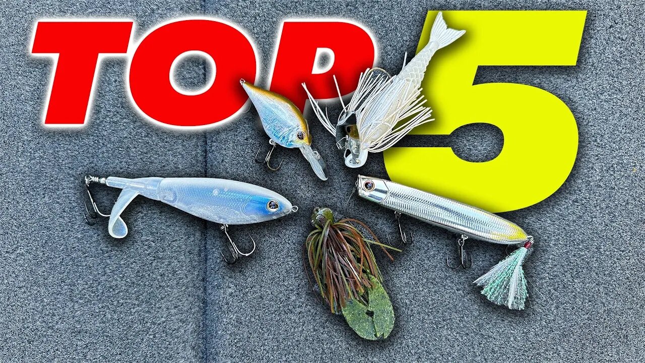 The ACTUAL Baits You NEED For September Bass Fishing