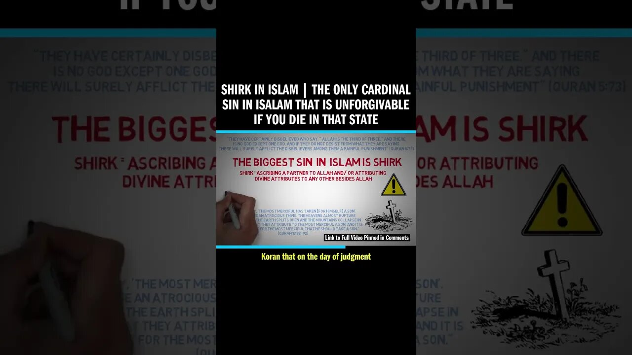 Shirk in Islam | The Only Cardinal Sin in Isalam that is Unforgivable if You Die in That State