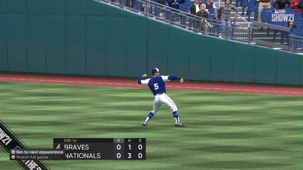 MLB The Show 21 RF assisted to home