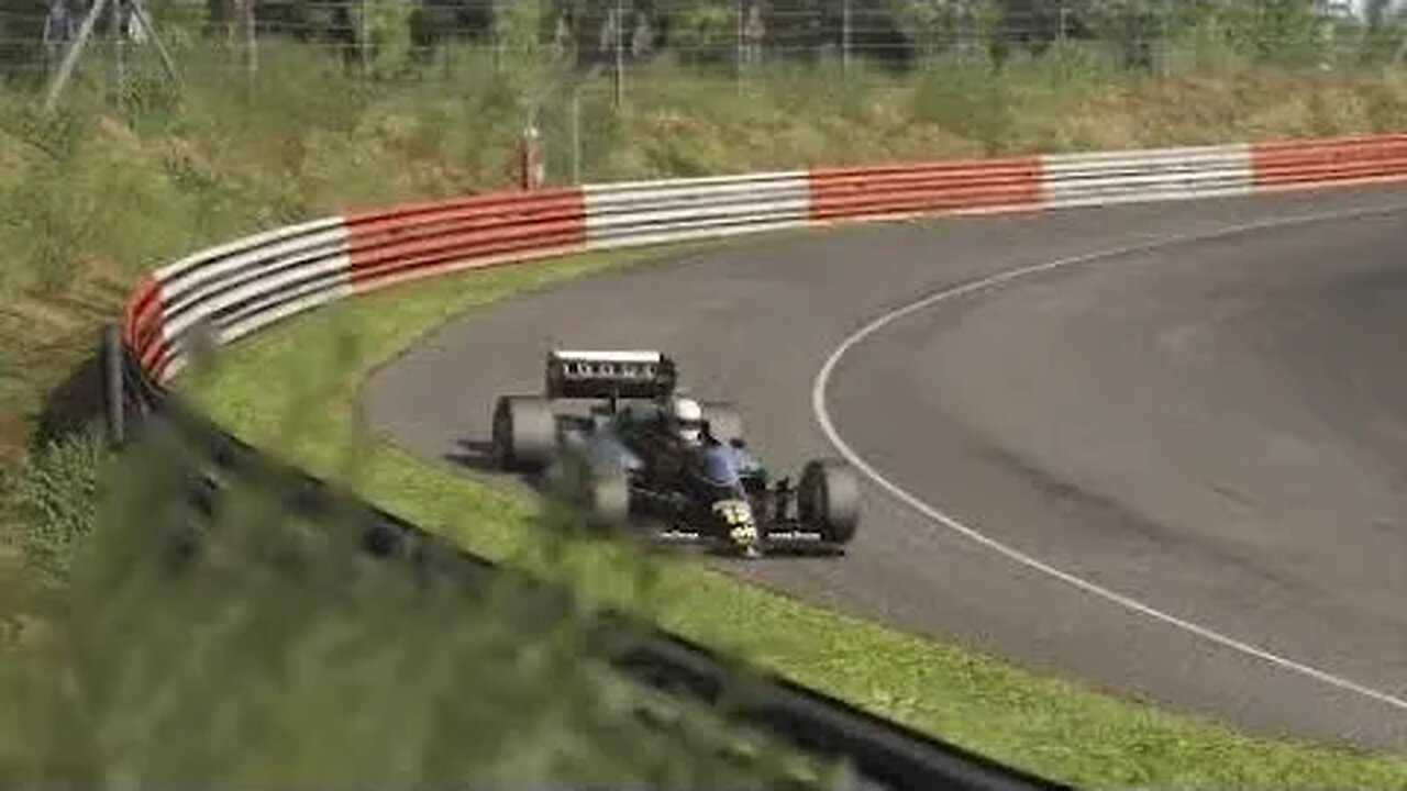 Ayrton Senna's Lotus 89T on Nurburgring